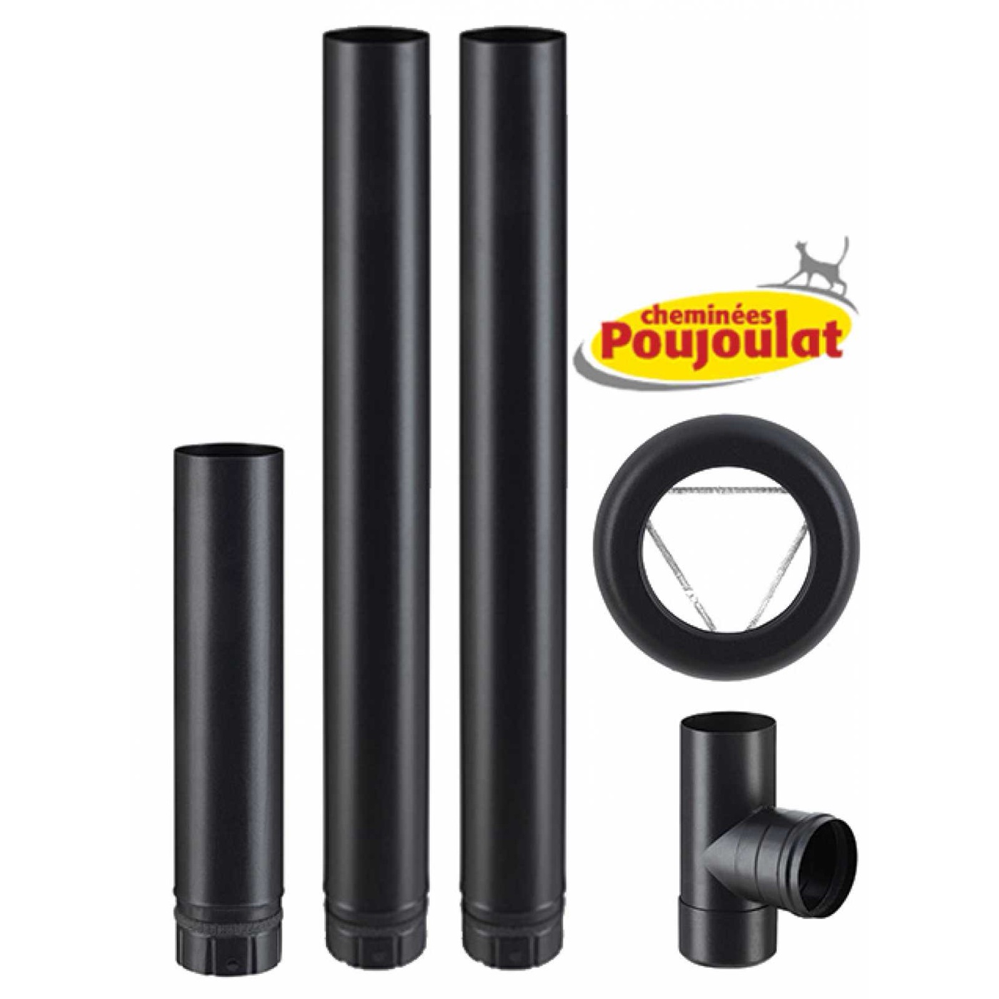 Kit complet de tuyaux d'évacuation Poujoulat